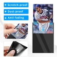 thumbnail image 2 of Card Sleeves Trading Card Holder Hard Card Protector Fit for Football/Sports Baseball Cards Game 500Pcs Black, 2 of 7