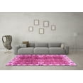 thumbnail image 3 of Ahgly Company Indoor Rectangle Abstract Pink Modern Area Rugs, 5' x 7', 3 of 4