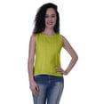thumbnail image 1 of Moomaya Blouse Sans Manches Unie pour Femmes, Tunique Décontractée d'Été, 1 of 6