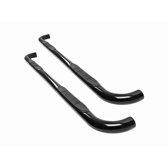 Ionic by RealTruck 3" Black Nerf Bars Compatible with 2005-2007 Dodge Dakota Quad Cab