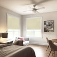 thumbnail image 3 of Chicology Cream Textured Cordless Blackout Privacy Vinyl Roller Shade 70.25 in. W x 64 in. H, 3 of 9
