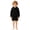 H121-Black, variant on TOWED22 Girls Boys Tracksuit Sets Athletic Sweatsuits Hooded Sweatshirt and Jogger Shorts Outfits 2 Piece Sets For Kid,Black,3-4 Y
