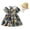 12#Brown, variant on Sibling Matching Floral Print Peter Pan Collar Girl Dress Kids Short Sleeve Floral Dress Matching Boy Plaid Suspender Outfit Sets