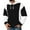 White, variant on Mens Hoodies Vintage Patchwork Color Block Long Sleeved Casual Hooded Sweatshirt Pullovers Fall Winter,Size M-3XL