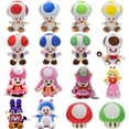 thumbnail image 2 of Game Super Mario Toad Toadette Plush Toys Mushroom All Star Collection Stuffed Doll Soft Toys Birthday Gift For Kids 06, 2 of 6