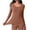 Beige, variant on Women's Ultra Stretch Soft Thermal Top,Solid Scoop Neck Long Sleeve Base Layer Undershirt,2026 Fall Winter Clothes