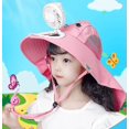 thumbnail image 2 of Sombrero de ventilador con carga USB, sombrilla para niños, sombrero de protección solar para exteriores, sombreros de viaje para el sol, 2 of 4