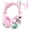 Cat Pink, variant on QearFun Kids Dinosaur Headphones Wired with Mic, 85/94dB Safe Volume Limit, Sparkly Wired Headset, Foldable, Sharing Port & Tangle-Free Cord for School, Tablet, Travel, Boys & Girls