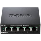 D-Link 5 Port 10/100 Unmanaged Metal Desktop Switch (DES-105)
