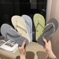 thumbnail image 3 of Simple Flip-flops Women's Summer Style Outer Wear Splint Anti-slip Sandals, 3 of 5