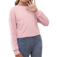 thumbnail image 2 of Sunflower Printing Kids Crop Hoodies Children Casual Round Neck Sweatshirt, 2 of 5