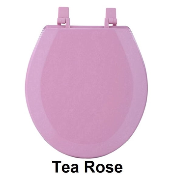 Ergode Fantasia 17 Inch Standard Wood Toilet Seat - Tea Rose