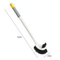thumbnail image 3 of Toilet Cleaning Brush Toilet Brush - Ergonomic Long Handle Cleaning 19.29 X.36In, Xinsrenus Under $5! Toilet Cleaning Brush Toilet Brush, 3 of 7