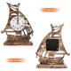 thumbnail image 5 of Reloj Despertador Velero Mesa Escritorio Vintage Modelo Retro Adorno Relojes Figura Náutica Barco Mesilla De Noche Silencioso Decoración Escritorio, 5 of 6