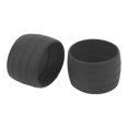 thumbnail image 2 of Bicycle Handle End Bar Fixed Ring, Waterproof Stretchable Bike Handlebar Strap Fixing Ring Plug Elastic  For Road Bikes Black, 2 of 8