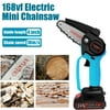 4-Inch Cordless Mini Portable Handheld Electric Saw, Electric Portable Chainsaw One-Hand Lightweight, for Pruning Logging