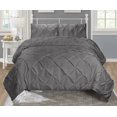 thumbnail image 1 of Swift Home Pintuck Duvet Cover Set, 1 of 1