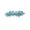 Aqua, variant on Faship Volcano Rainbow Multicolors Rhinestone Crystal Flower Barrette Clip