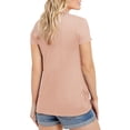 thumbnail image 2 of Sherrylily Women Short Sleeve Cardigans Summer Lightweight Sheer Open Front Drape Tops, 2 of 7