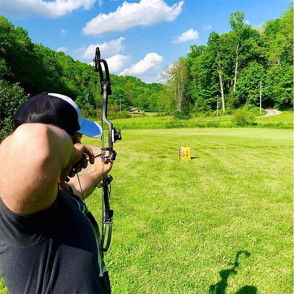 Morrell Yellow Jacket 19lb Bag Target w/ HME Products Stand & Bow Hanger