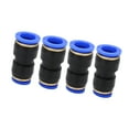 thumbnail image 1 of Quick Release Pneumatic Connectors, Straight Push Connectors 4/7in 2/5in Rubber Plastic Lightweight  For Automotive, 1 of 8
