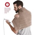 Sunbeam Heating Pad for Back, Neck, and Shoulder 6 Heat Settings, XXL