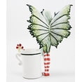 thumbnail image 3 of Amy Brown Chocolate Cookie and Candy Cane Tea Cup Christmas Fairy Collector Figurine, 3 of 3