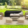 thumbnail image 6 of Premium Waterproof Outdoor Furniture Cover - Heavy Duty Patio Sectional Sofas Protector, Windproof & UV Resistant Patio Table Cover,126" L x 63" W x 28" H, 6 of 6