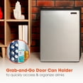 thumbnail image 3 of MAGIC CHEF 2.6 cu. ft. Mini Fridge in Stainless Steel, HMAR265SE, 3 of 15
