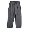 thumbnail image 3 of Tropi Mens Scrub Sets - Four Pocket Medical Scrubs Uniform (V-Neck with Cargo Pant) (Pewter, Medium), 3 of 3