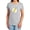Athletic Heather, variant on DC Flash Rough Flash Logo Women's T Shirt, Cardinal, Medium
