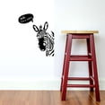 thumbnail image 2 of Adhesivos de pared con diseño de cebra, PVC a rayas blancas y negras, 50 x 60 cm, 2 of 3