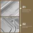 thumbnail image 4 of Contenedor de vidrio para guardar helados, tarro para crema, lonchera para alimentos, multifunción, para el hogar, 4 of 6