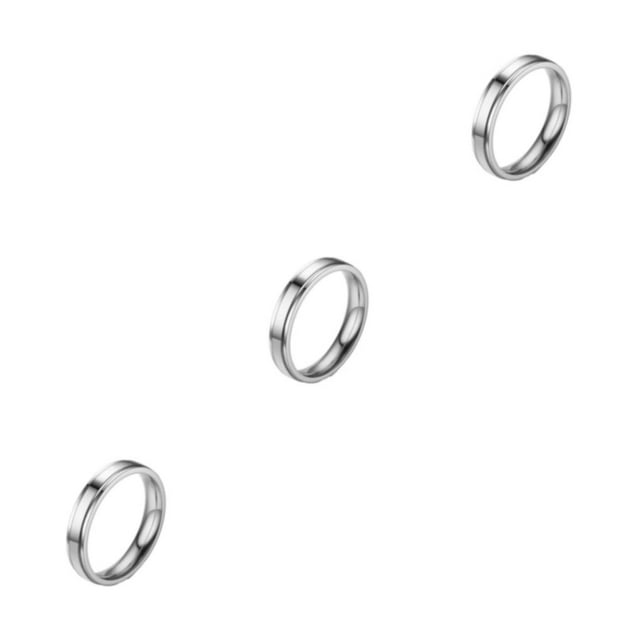 Youkk Fashionable Rings For Exquisite Craftsmanship And Beautiful Minimalist Rings Metal Rings For Men women 12 3Set