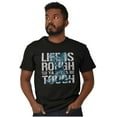 thumbnail image 4 of Life Is Rough So You Gotta Be Tough Men's Graphic T Shirt Tees Brisco Brands S, 4 of 4