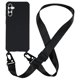 thumbnail image 1 of For Samsung Galaxy A05s 4G Back Cover Matte TPU Case with Long Lanyard - Dark Blue, 1 of 5