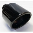 thumbnail image 6 of Exhaust Tip 2.50 Inlet 4.50 X 7.75 WRAM-45075-250-BC-SS Black Chrome 304 Stainless Slant Wesdon Exhaust Tip, 6 of 9