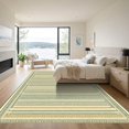 thumbnail image 3 of ODIKA 2x3 Machine Washable Non-Slip Area Rug, Geometric Sage Green High Traffic Rug, Green, 1072775, 3 of 7
