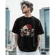 thumbnail image 5 of Camisetas de manga corta con calavera y rosa roja para hombre, camisetas de cuello redondo, 5 of 8