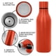 thumbnail image 3 of Promotion!Botella de agua portátil para deportes al aire libre,taza aislada de boca pequeña de acero inoxidable de 550ml, 3 of 3