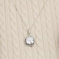 thumbnail image 2 of Leander 925 Sterling Silver Necklace for Women - Rope with Cubic Zirconia Vintage Design - Hypoallergenic, Lead & Nickel Free Jewelry - Artisan Handcrafted Statement Necklace, 2 of 6