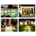 thumbnail image 3 of Irfora 4PCS Foco solar LED Ajustable 2 en 1 Luces de estaca de paisaje Luz de pared Luces impermeables al aire libre para patio Pasarela Lámpara de decoración de patio Blanco cálido y blanco Irfora Trajes de lámpara al aire libre, 3 of 7