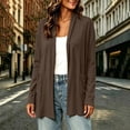 thumbnail image 3 of FchengtaiS Womens Lightweight Cardigans Long Sleeve Open Front Casual Cardigan with Pockets, 3 of 7