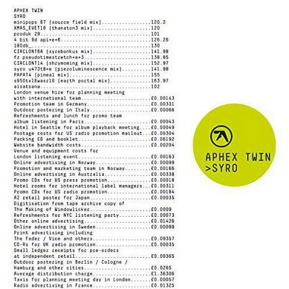 Aphex Twin - Syro - Music & Performance - Vinyl