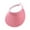 Pink, variant on Dualoai Sun Visor Hat Comfortable Clip on Visor for Jogging Beach Outdoor Activities Beige Yellow