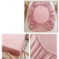 thumbnail image 5 of SIfdSeng Get it Fast Solid Color Bed Cover Class A Full Solid Color Washed Baby and Grade Bedspread Cover Imitation Pure Bed Sheet, 5 of 5