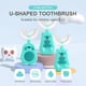 thumbnail image 2 of U-shaped children's toothbrush (2-6 years), manual baby toothbrush, 2 of 5
