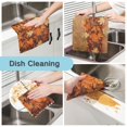 thumbnail image 2 of Yayeee 6 Pack Kitchen Dish Cloths for Washing Dishes Soft Absorbent Microfiber Towels, Fall Pattern, 2 of 9