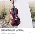 thumbnail image 3 of COMPUKAS 2Pack Practice and Performance Violin Wolf Tone 1.6X0.4X0.3In Silver Copper Mute, 3 of 6