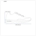 thumbnail image 3 of Ad-id-as Sneakers Men's UK 7.5 Round Toe Black Low Top Lace Up Casual Sport, 3 of 6